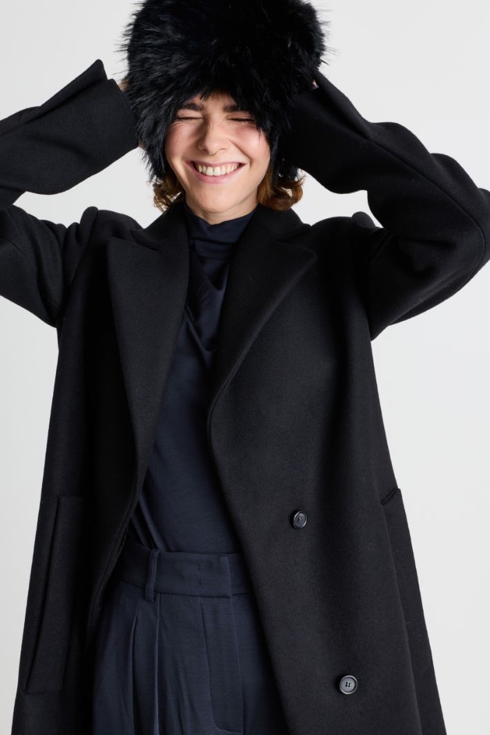Cosy cossack hat - BLACK - Intrend - 2