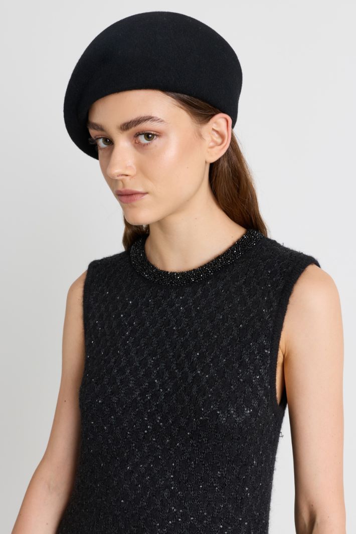 Felt hat - BLACK - Intrend - 2