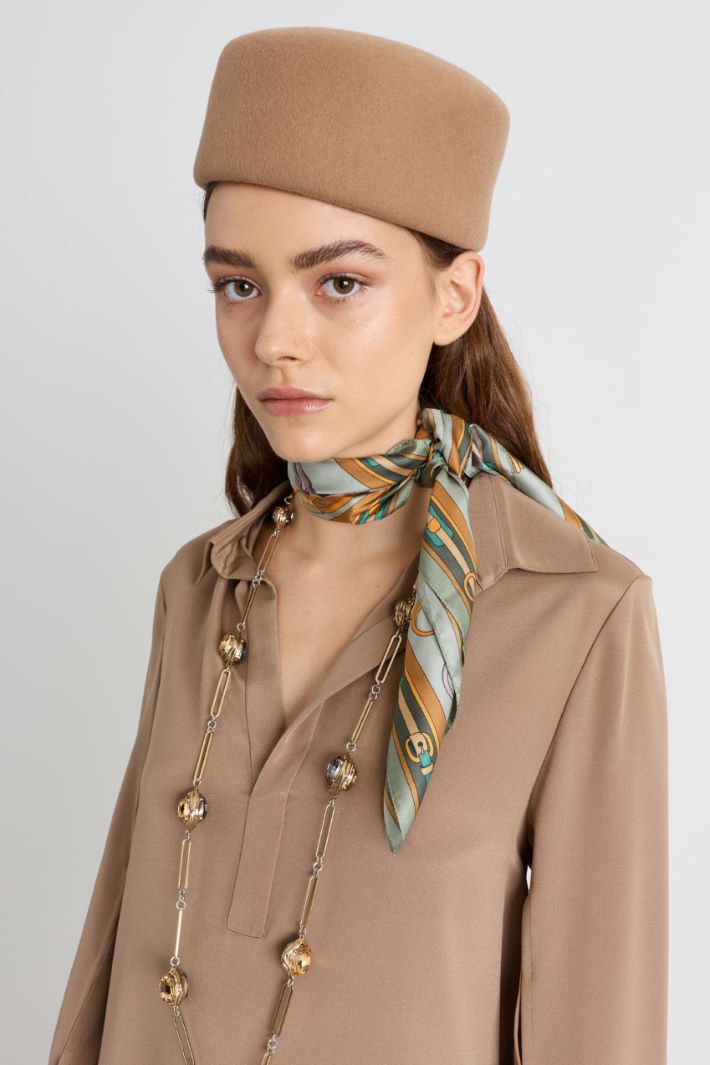 Cappello pillbox - CAMMELLO - Intrend - 2