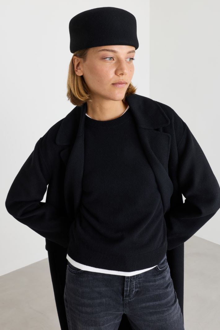 Cappello pillbox - NERO - Intrend