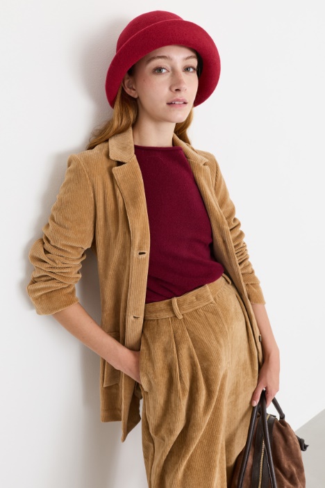 Turn-up Brim Hat - Intrend