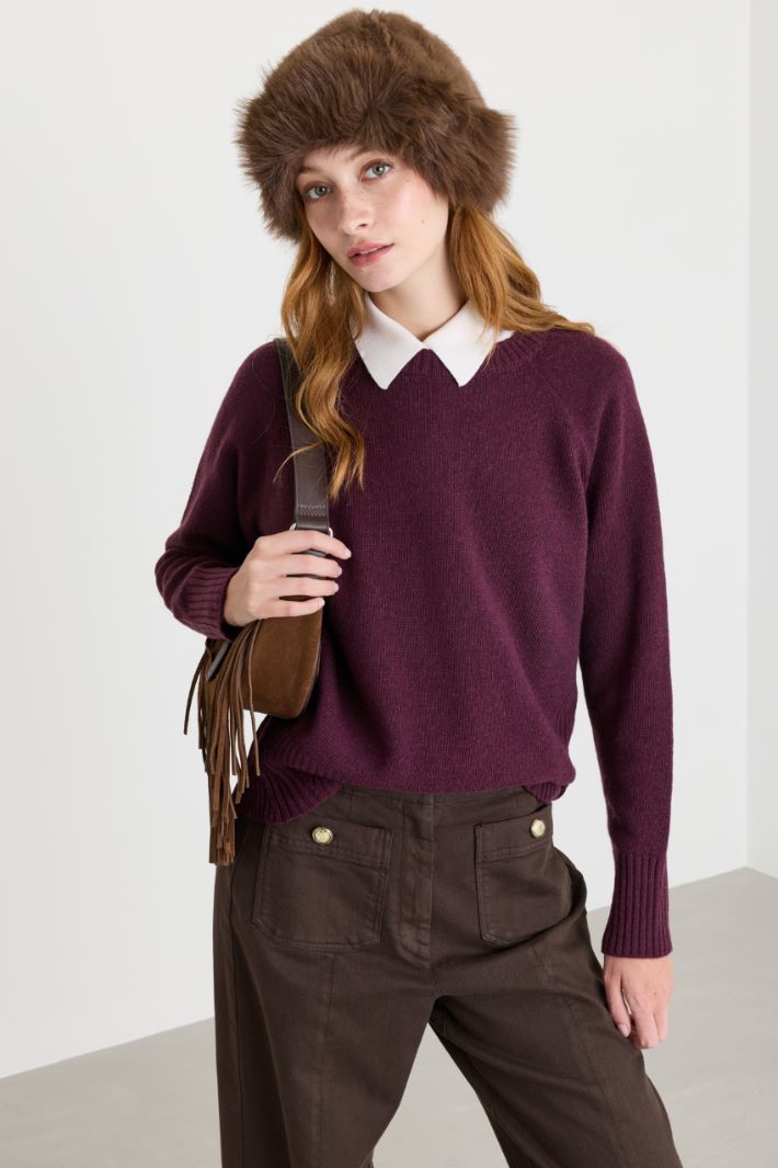 Soft and Cosy Hat - BROWN - Intrend - 2