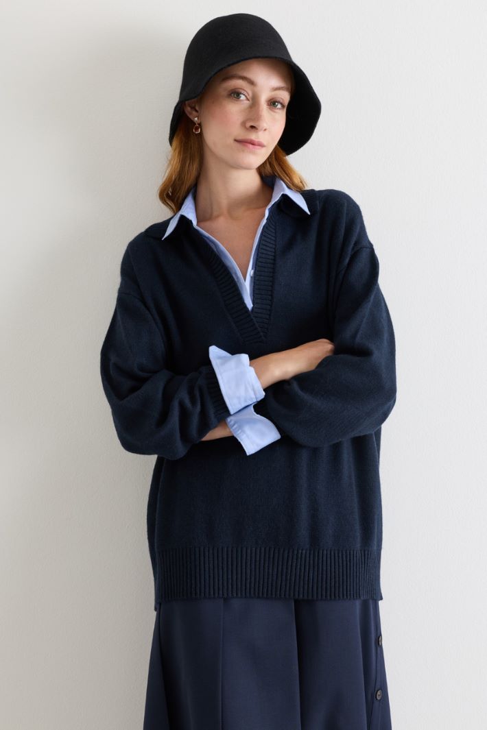 Cloche in feltro - NERO - Intrend - 2