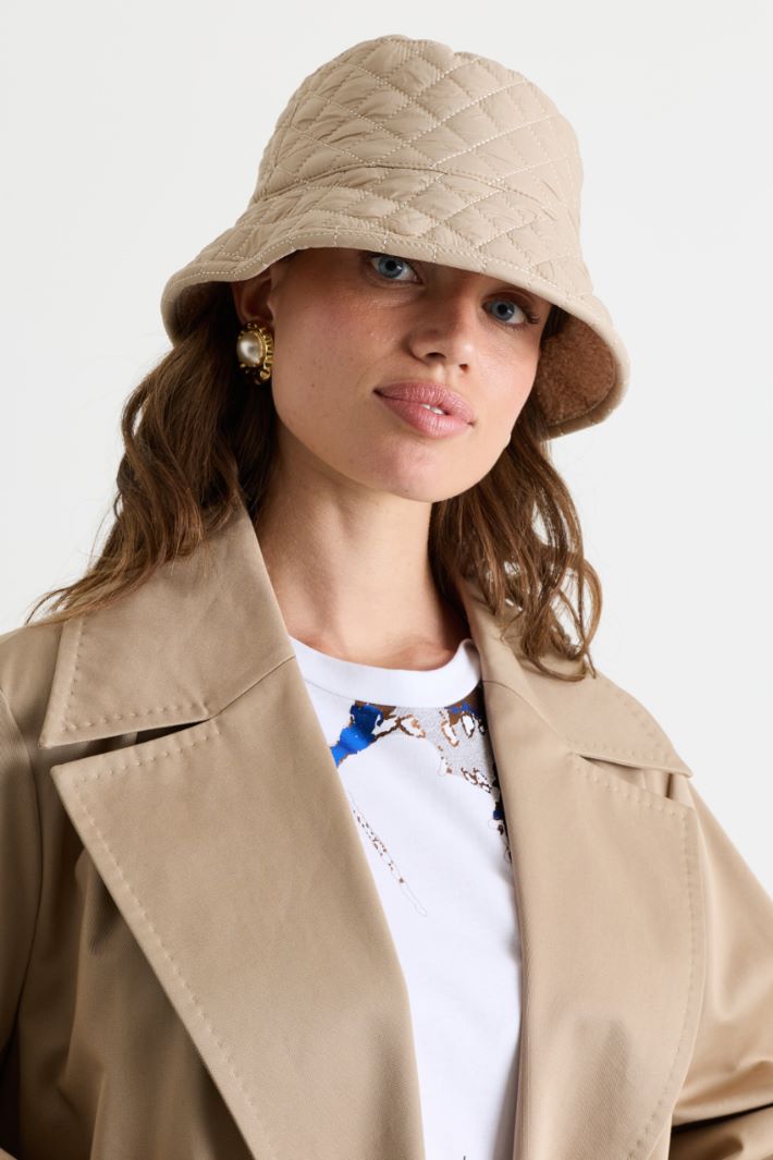 Gorro acolchado - BEIGE - Intrend - 2