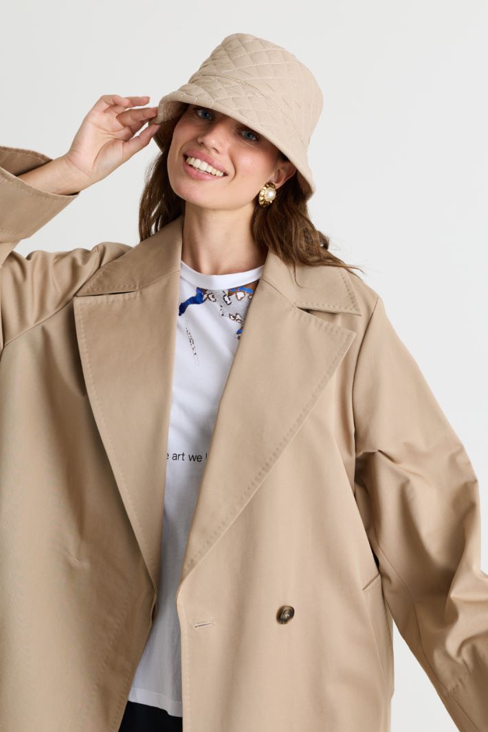 Gorro acolchado - BEIGE - Intrend