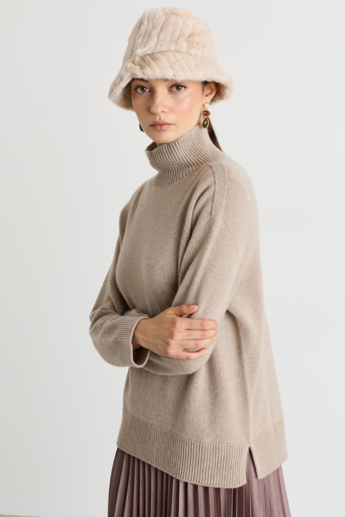 Sombrero acanalado - BEIGE - Intrend - 2
