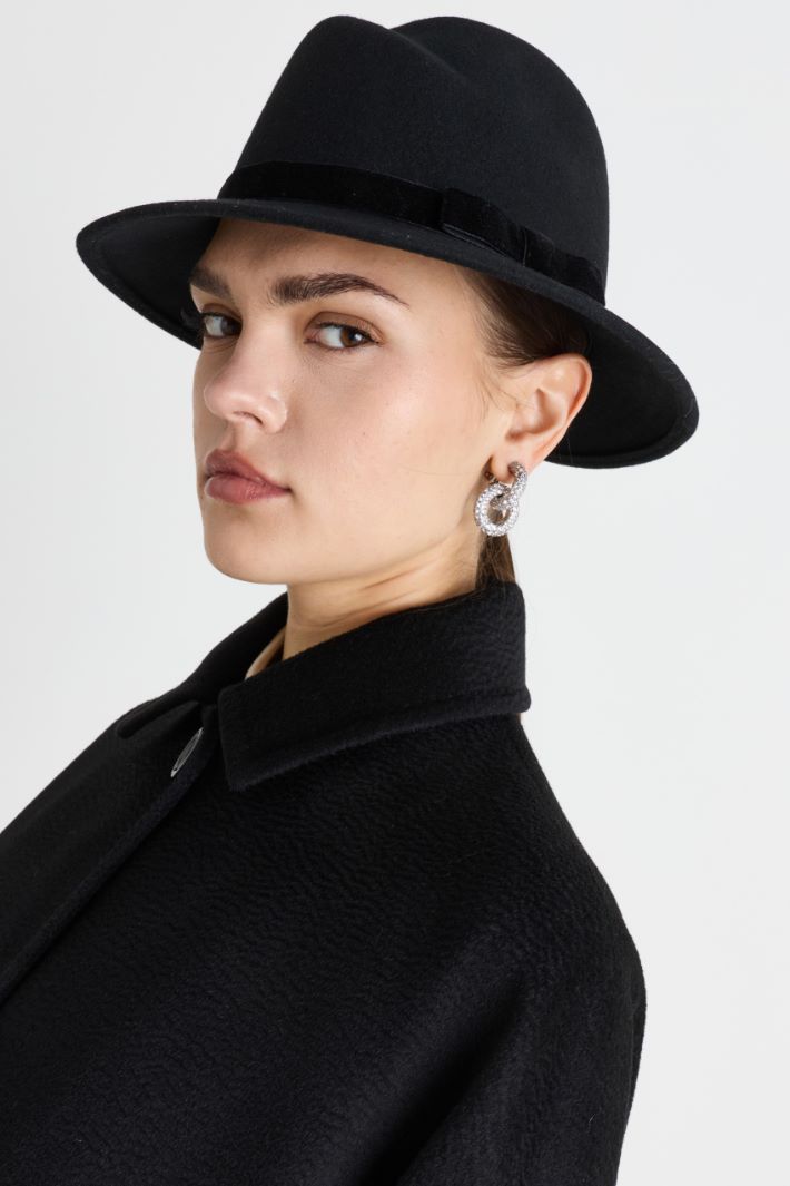 Cappello in pura lana - NERO - Intrend - 2