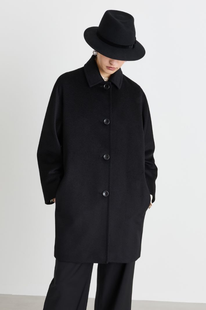Cappello in pura lana - NERO - Intrend