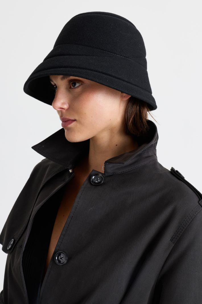 Cloche in lana -  NERO - Intrend