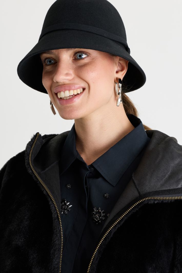 Cloche in lana - NERO - Intrend - 2