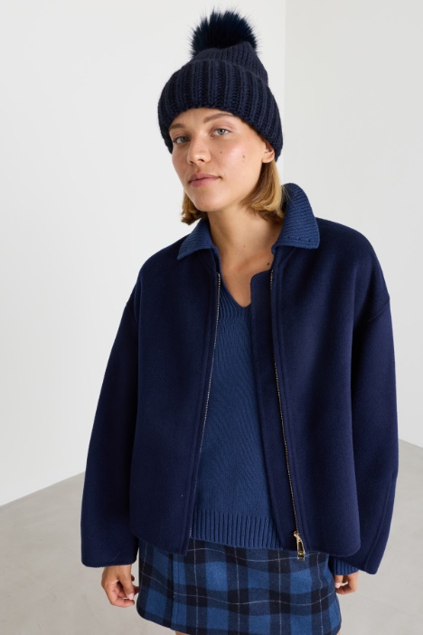 Beanie con pompon - Intrend