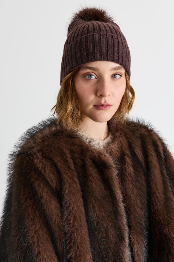 Beanie in maglia - MARRONE - Intrend - 2