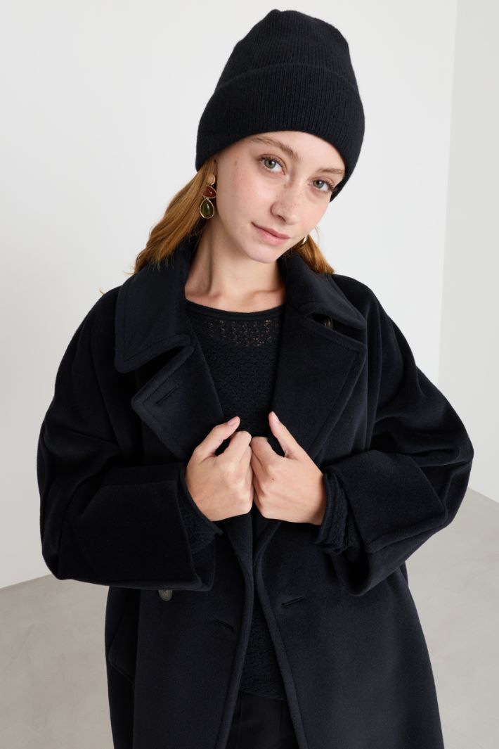 Beanie in maglia - NERO - Intrend