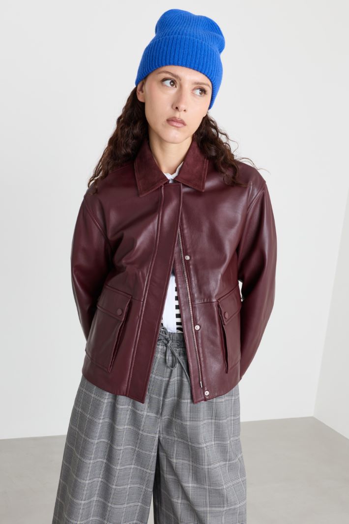 Cuffia in maglia - BLU - Intrend - 2