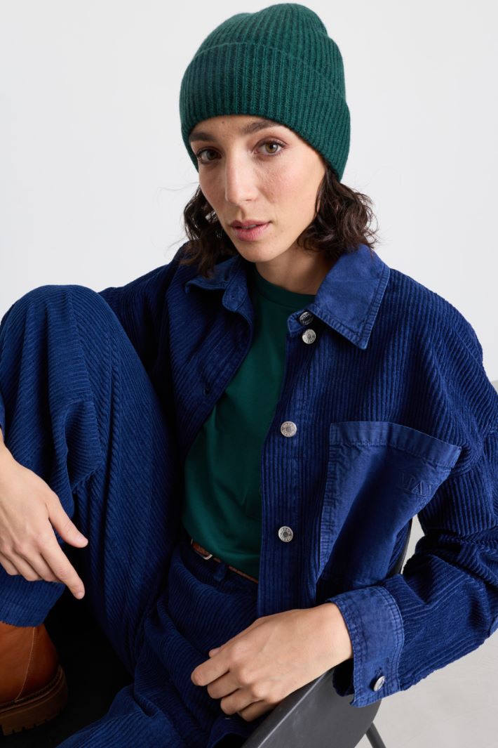Cuffia in maglia - VERDE - Intrend
