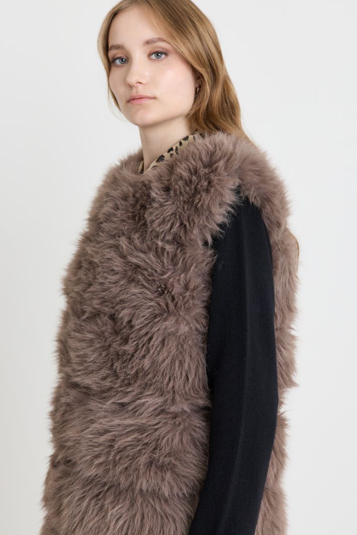 Gilet lungo - MARRONE - Intrend - 3
