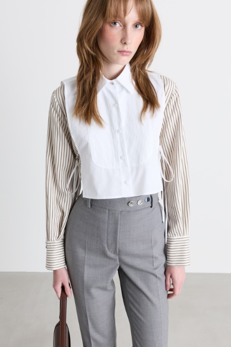 Cotton poplin dickey - Intrend