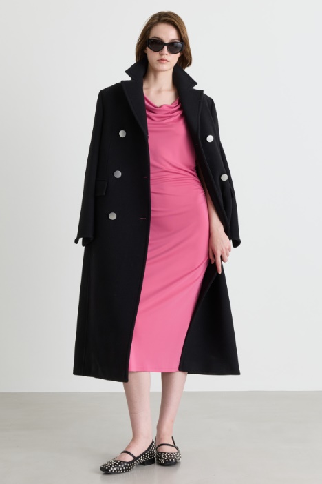 Fitted cowl-neck dress - Intrend