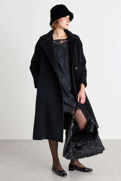 Minidress in pizzo a motivo floreale - Intrend