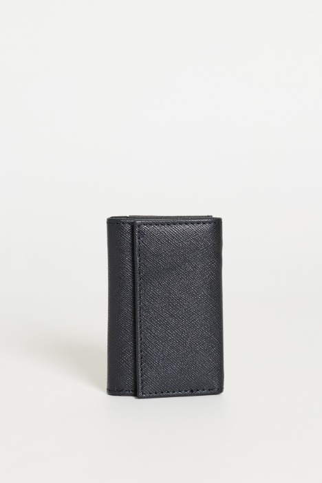 Cartera de cuero con trama cruzada - Intrend