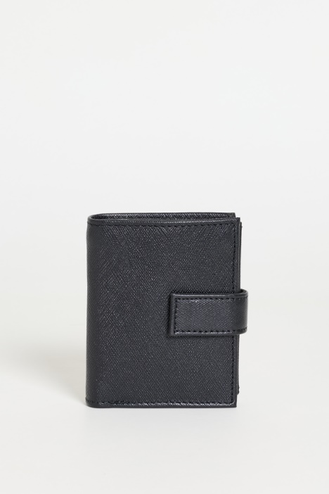 Cartera de cuero con trama cruzada - Intrend