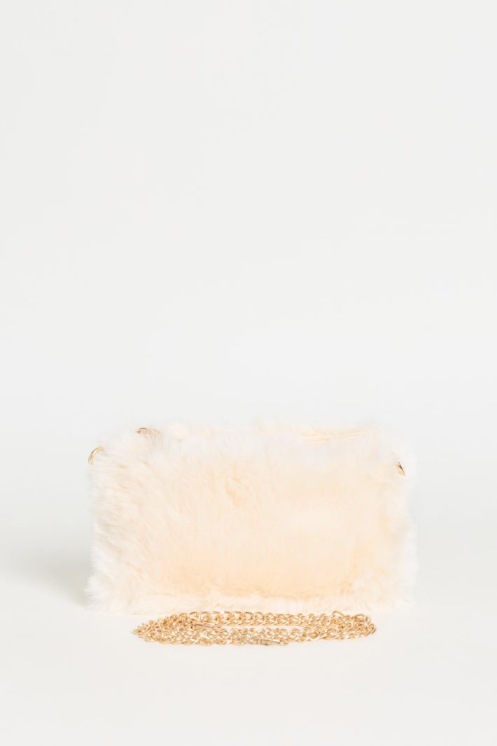 Soft Tactile Fabric Bag - WHITE - Intrend - 3