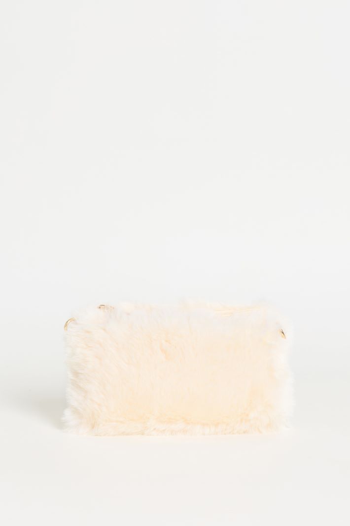 Soft Tactile Fabric Bag - WHITE - Intrend
