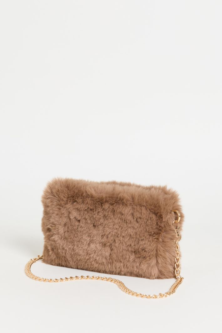 Soft Tactile Fabric Bag - CAMEL - Intrend - 2