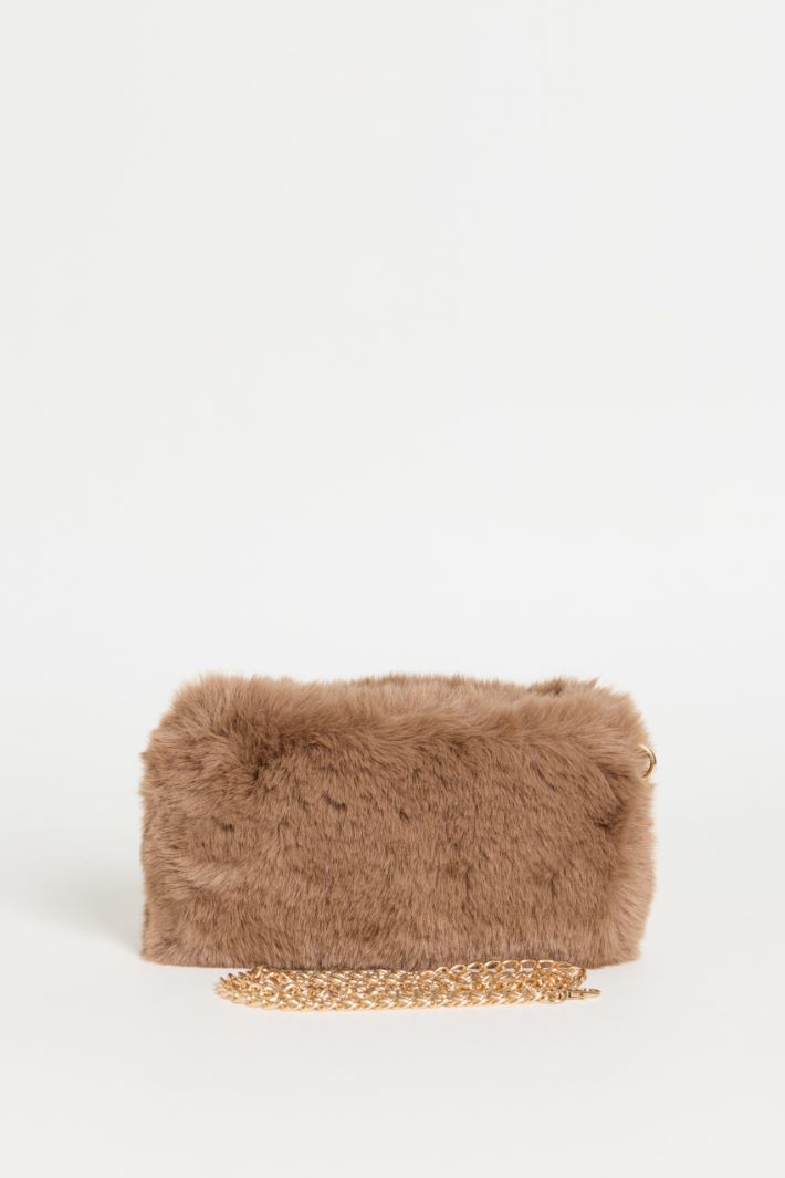 Soft Tactile Fabric Bag - CAMEL - Intrend - 3