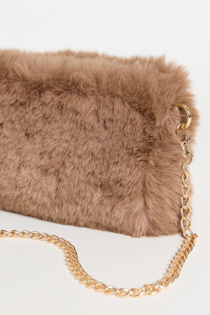 Soft Tactile Fabric Bag - CAMEL - Intrend - 4