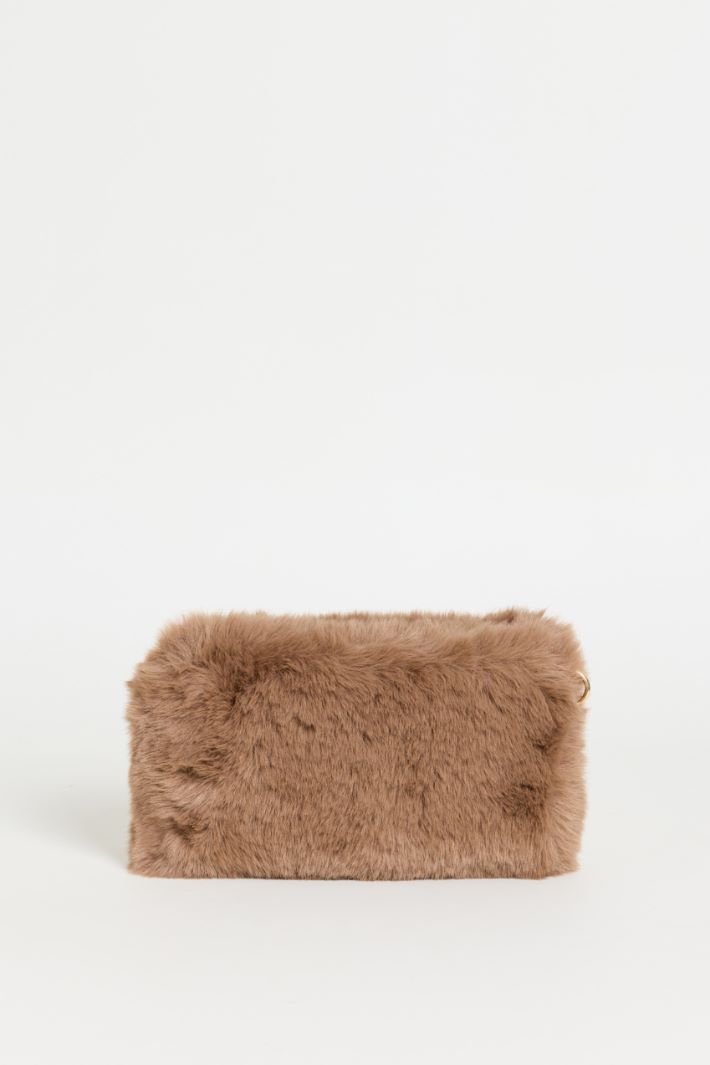 Soft Tactile Fabric Bag - CAMEL - Intrend