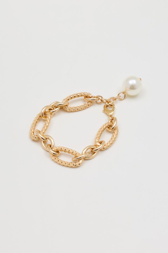 Pearl charm bracelet - GOLD - Intrend - 2
