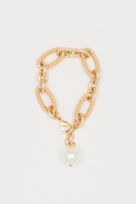 Pearl charm bracelet - Intrend