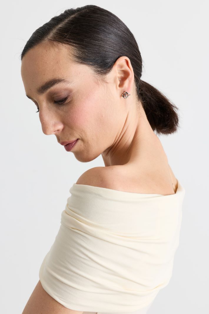 Asymmetric earrings - SILVER - Intrend - 3