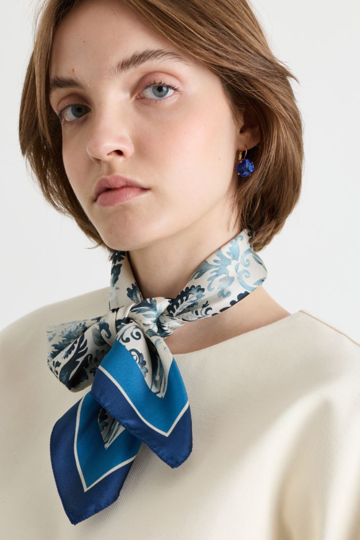 Crystal earrings - BLUE - Intrend - 3