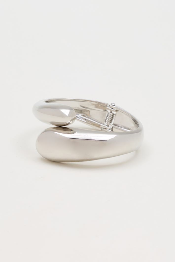 Bracciale rigido in metallo - ARGENTO - Intrend
