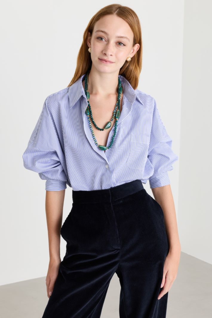 Collana con pietre - VERDE - Intrend - 3