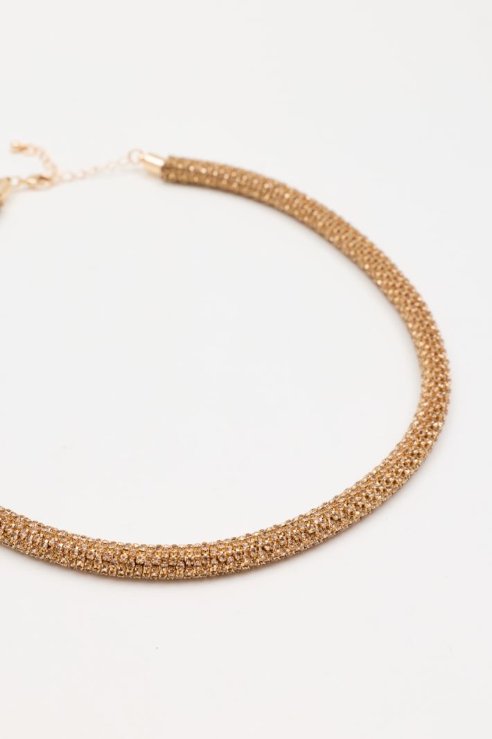 Collana di strass - ORO - Intrend - 2