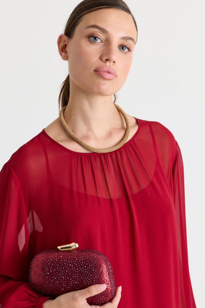 Collana di strass - ORO - Intrend - 3