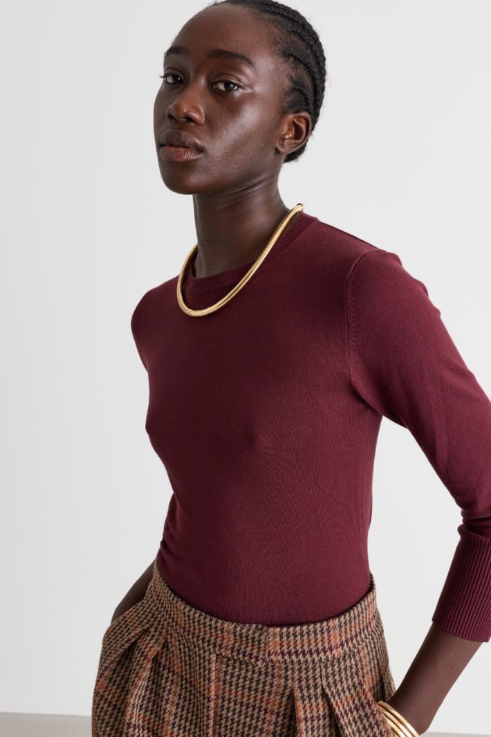 Collana tubolare - ORO - Intrend - 3
