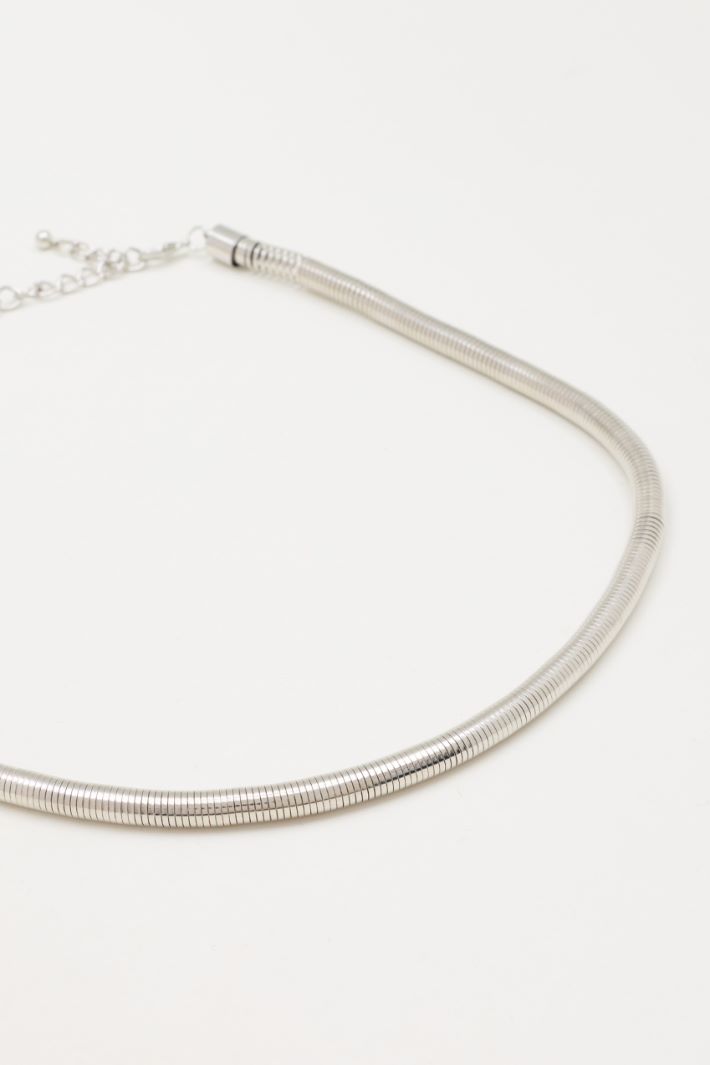 Collana tubolare - ARGENTO - Intrend - 2