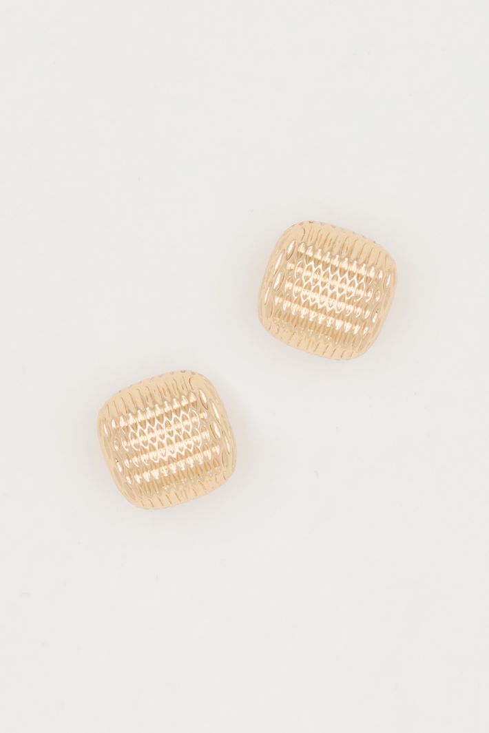 Orecchini a cubo - ORO - Intrend