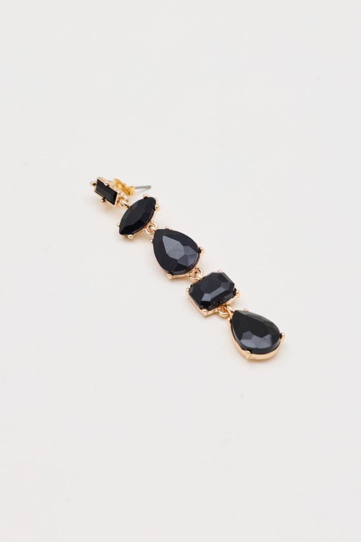 Orecchini pendenti - NERO - Intrend - 2