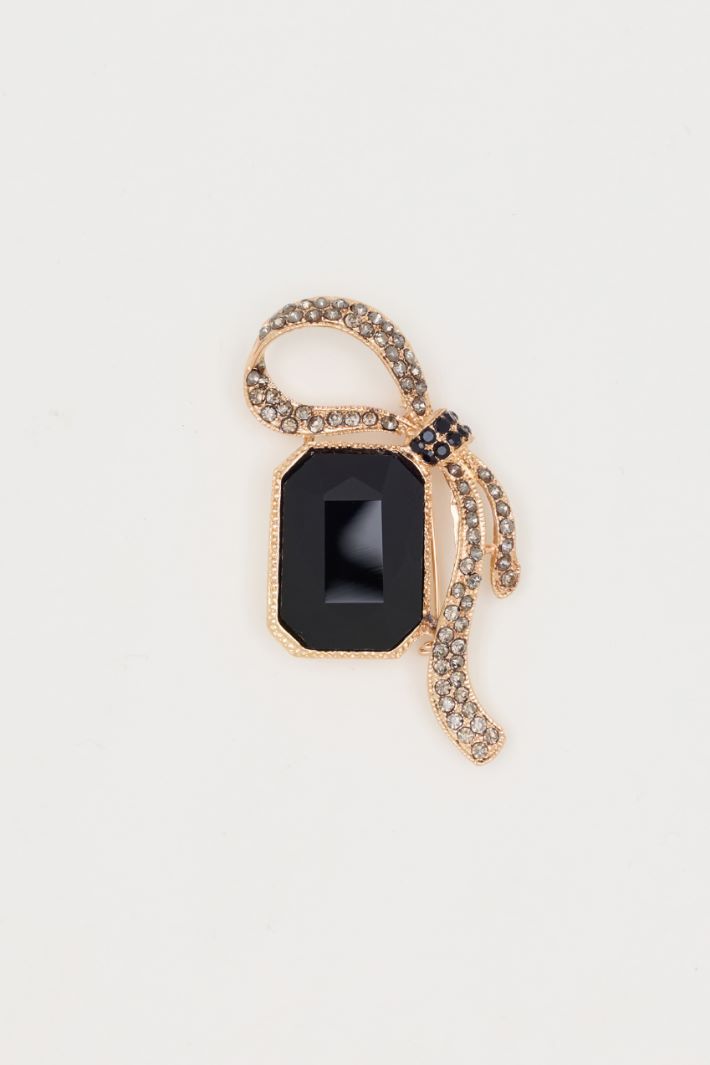 Spilla a fiocco - NERO - Intrend - 2