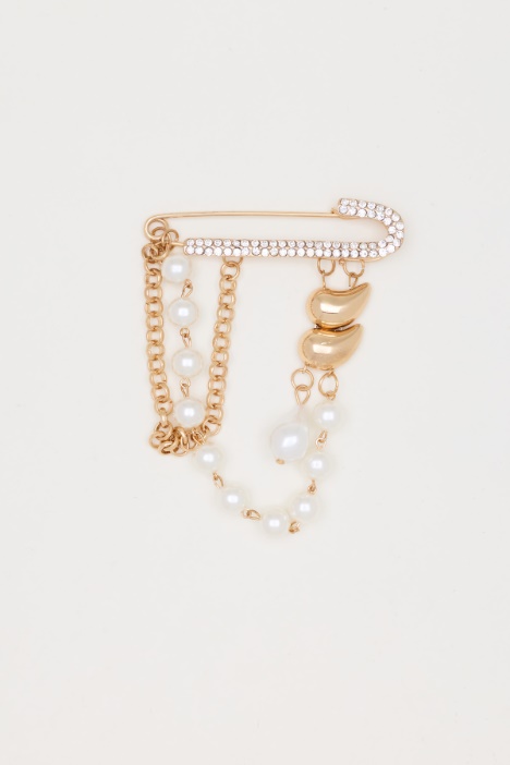 Spilla con micro-strass - Intrend