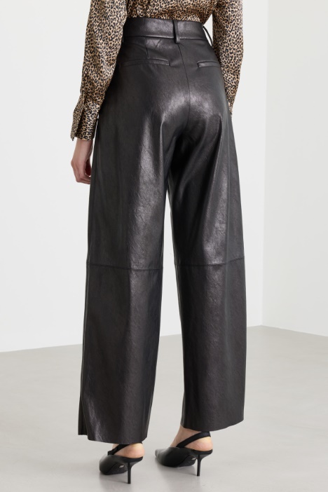 Pantalone in jersey spalmato