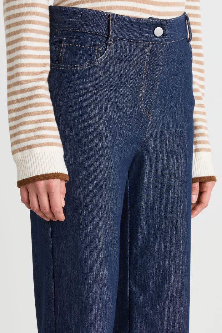 Pantalone effetto jeans - BLU - Intrend - 3