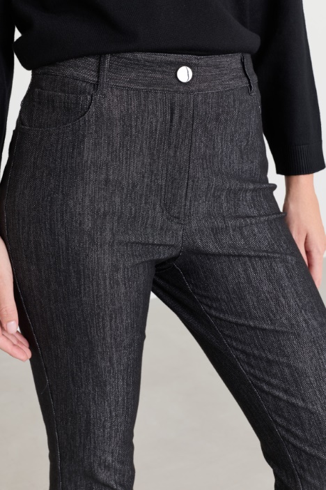 Jeans crop aderente