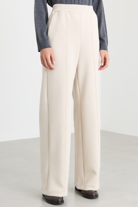 Joggers ampio in felpa
