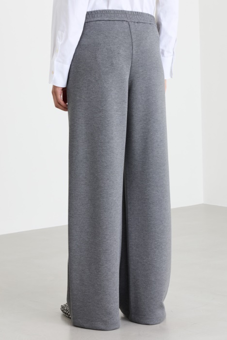 Joggers ampio in felpa